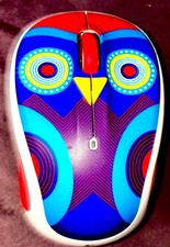 Logitech M325 M325C OLIVIA OWL Wireless USB Mouse w/ Receiver WORKS picture