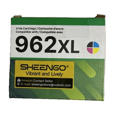 SHEENGO 962XL Compatible Multicolor Ink Cartridge for HP Inkjet Printer picture