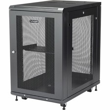 StarTech 4-Post 18U Server Rack Cabinet, 19