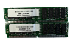 64MB 2X32MB 72 PIN SIMM NON PARITY EDO 60ns 5v Low Density PC MEMORY RAM G1N picture