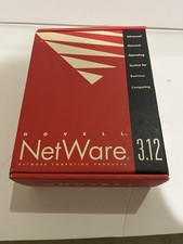 Novell Netware 3.12 50 User Kit CD and Diskette - Original Box picture
