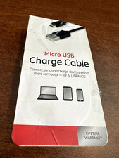 Ge Jasco 34465 6' Black Micro Usb 2.0 Charge Cable picture
