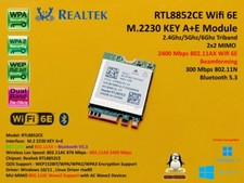 WIFI 6E Bluetooth 5.3 802.11AX WiFi 2400Mbps M.2 KEY A+E Windows Linux RTL8852CE picture
