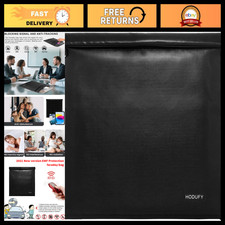 Large Faraday Bag for Laptops & Phones, Fireproof, Water Resistant, Anti-Theft P picture