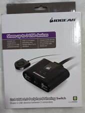 IOGEAR 2x4 USB 2.0 Peripheral Sharing Switch GUS402 New In Box Share Up To 4 USB picture