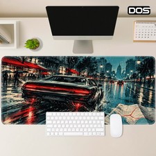 DOS Large Gaming Mouse Pad Compatible for PC/Laptop Desk with Non-Slip Base &, picture