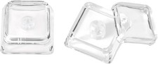 12Pcs Double-Layer Crystal Transparent Keycaps, Custom Blank Cover Cap for DIY R picture