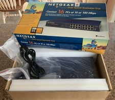 NetGear (DS516) 16-Ports- Dual Speed Stackable Hub 10/100Mbps picture