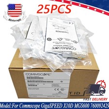 Qty25:NEW For Commscope GigaSPEED X10D MGS600 760092429 Series White Cat6a Jacks picture