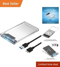 Compact 2.5'''' SATA to USB 3.0 Tool-Free Enclosure - Plug & Play Convenience picture