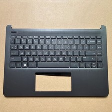 New Palmrest Upper Case US Non Backlit KB For HP Laptop 14-DQ 14T-DQ 14-FQ picture
