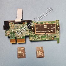 DELL R440 R540 R640 R740 Server Dual SD Card Reader RT6JG W/ 2x 64GB Micro SD picture