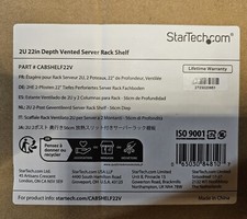 StarTech.com CABSHELF22V 2U 22 in Vented Rack Mount Cantilever Shelf - Fixed Ser picture
