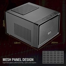 GOLDEN FIELD N-1 Mini ITX Case Computer Case Gaming PC Case Mini Size Desktop - picture