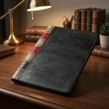 Twelve South BookBook Vintage Leather Laptop Case Distressed McBook Cover 12x8