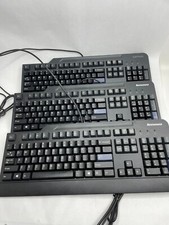 3x Genuine Lenovo Preferred Pro Wired USB Keyboard - Black  KB1021 - 54Y9400 picture