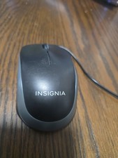 Insignia Wired Optical Mouse USB Scroll Wheel 3 Button NS-PNM5013 Black UNTESTED picture
