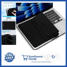 Compact Black Microfiber Cleaning Cloths for Laptop Screen Protection picture