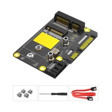 New Version 2 in 1 Combo Msata/M.2(NGFF) SSD to dual SATA3 Adapter picture