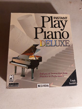 Instant Play Piano Deluxe Software  (6) CD ROM Disks picture