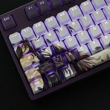 Overlord Albedo Transparent RGB 108Keys PBT OEM Keycaps for Mechanical Keyboard picture