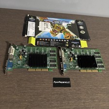 2x XFX NIVIDIA GeForce 6200 Low Profile 256mb Retro Graphics Cards WITH 1 BOX picture