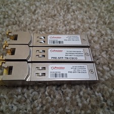 [LOT OF 3 ] Precision PRE-SFP-TMI-CSCO  10/100/1000BASE-T SFP picture
