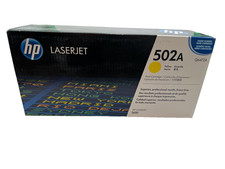 BRAND NEW-GENUINE HP 502A YELLOW TONER CARTRIDGE Q6472A picture