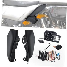 Mid Frame Air Deflector Heat Shields Windshield Deflector with Cool Fan for picture