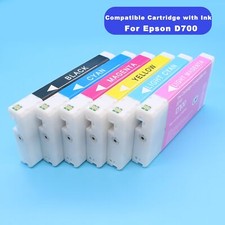 200ML/PC High Quality Vivid Color Ink Cartridge With Chip for Epson Surelab D700 picture