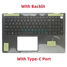 New Dell Inspiron 15 3520 3525 3530 USB-C Palmrest Keyboard w/ Backlit 05MD22 US picture