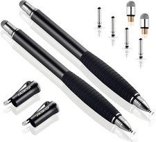 (2nd Generation) [2 in 1 Precision Series] Disc Stylus Pen for Touch Screen 2PCS picture