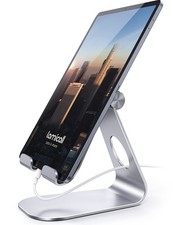 Lamicall iPad Stand Adjustable Tablet Holder, Sturdy Aluminum, MultiAngle picture