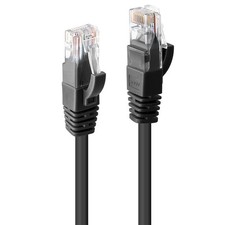 Lindy U/UTP Cat6 RJ45 Patch Cable 5m – Black picture