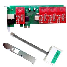 Asterisk Card PCIe AEX410,FXO Card Issabel Free PBX Dahd Asterisk Board Tdm 410 picture