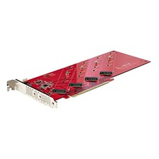 STARTECH QUAD-M2-PCIE-CARD-B QUAD M.2 PCIE ADAPTER CARD ENABLES INSTALLATION O picture