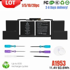 ✅LOT 1-20PC Battery For MacBook Pro 15