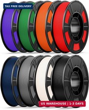 3D Printer Filament Bundle, 8 Color Elite PLA+ 2kg Multicolor Pack 400mm/s High picture
