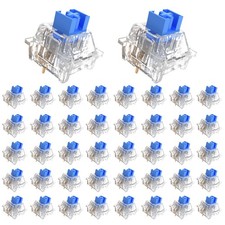 Outemu Keyboard Clickers for 3D Prints,108 Pcs Crystal Blue Keyboard Switch picture