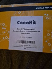 Canakit Raspberry PI 3 Starter Kit NEW IN COMPLETE- SEE PHOTOS  OPEN BOX picture