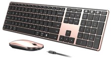 seenda Bluetooth Keyboard and Mouse Combo  SKM64-2 Rechargeable Silent Wireless picture