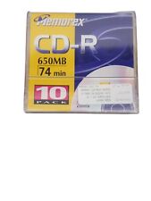 Memorex CD-R 650MB 74 Min NEW Sealed box 10 Pack picture