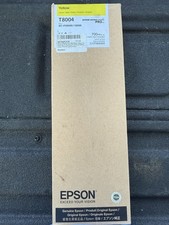 Genuine Epson Yellow Ink Cartridge T8004 Date: February 2023 Sealed Wrapping picture