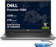 Dell - Upgraded - Precision 7680 16 in FHD+ - i9-13950HX 2TB SSD 32GB Memory picture