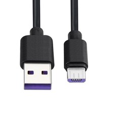 3 ft (36 in) Short USB-A to USB Micro-B Cable Data Sync and Charging Cord, Black picture