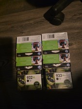 8 Genuine HP 932XL Black Ink Cartridge EXP 2023 picture