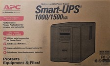 APC SMT1000 Smart-UPS 120 VAC 1000/1500va NEW OPEN BOX, NEW BATTERIES, TESTED. picture