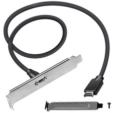 USB 3.2 Gen 2 USB-C Front Panel Adapter Cable, Motherboard Header Extension Adap picture