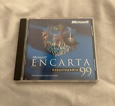 Vintage Microsoft Encarta 99 CD-ROM Reference Suite Encyclopedia 90s 1999 picture