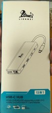 LIONWEI 13-in-1 USB-C Hub Dual HDMI 4K DisplayPort Ethernet picture